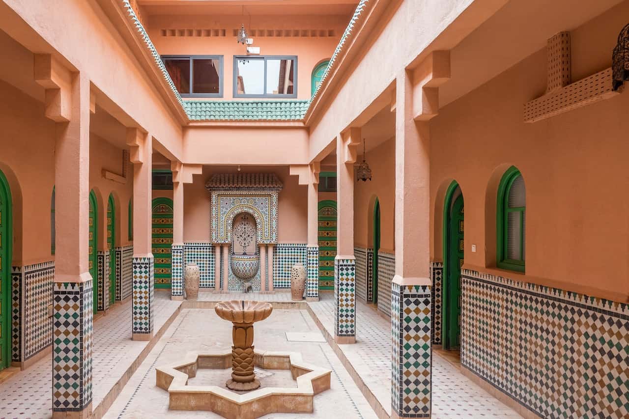 mosaic pillar design tiles