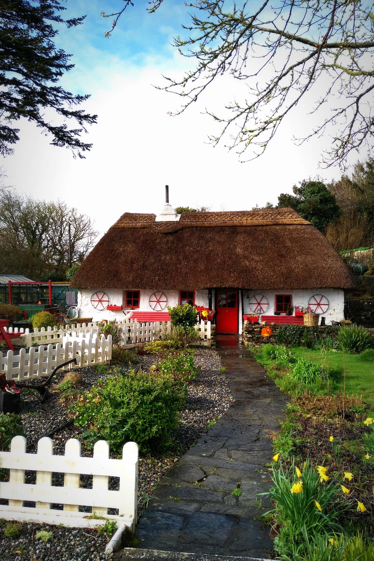 natural thatched roofing