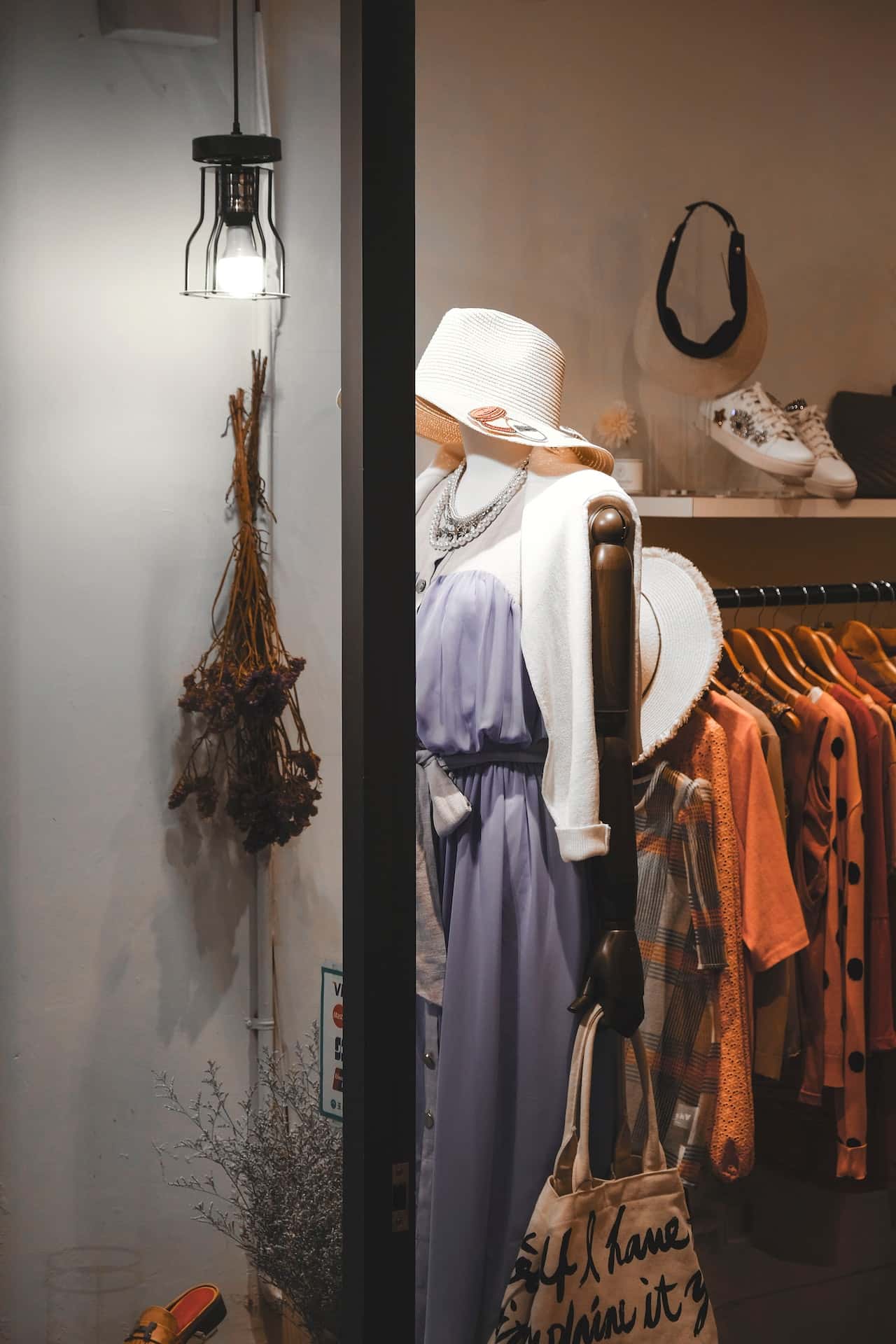 natural wardrobe with lights