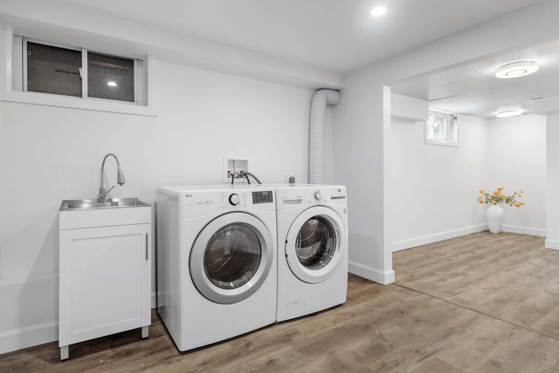 no-frills washing area design