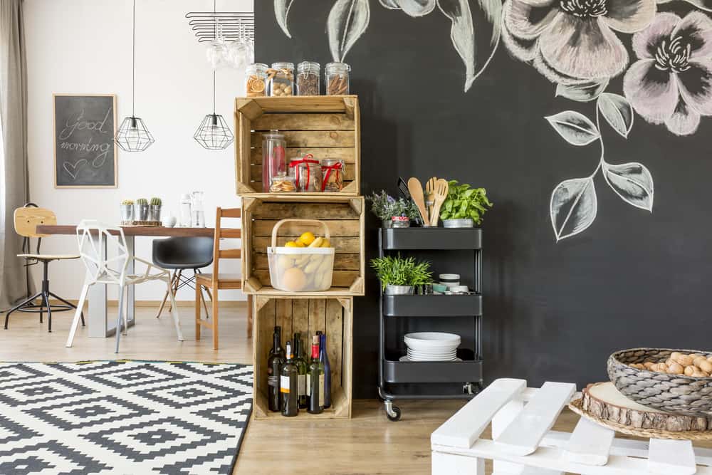 open concept store room design