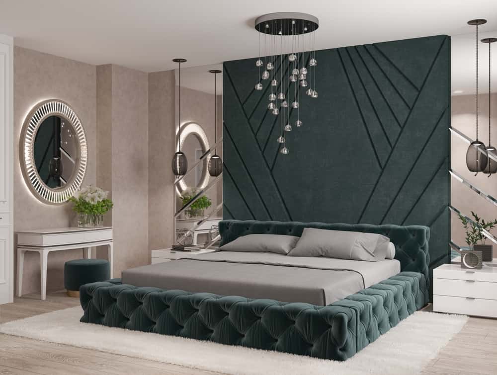 panelled headboard design