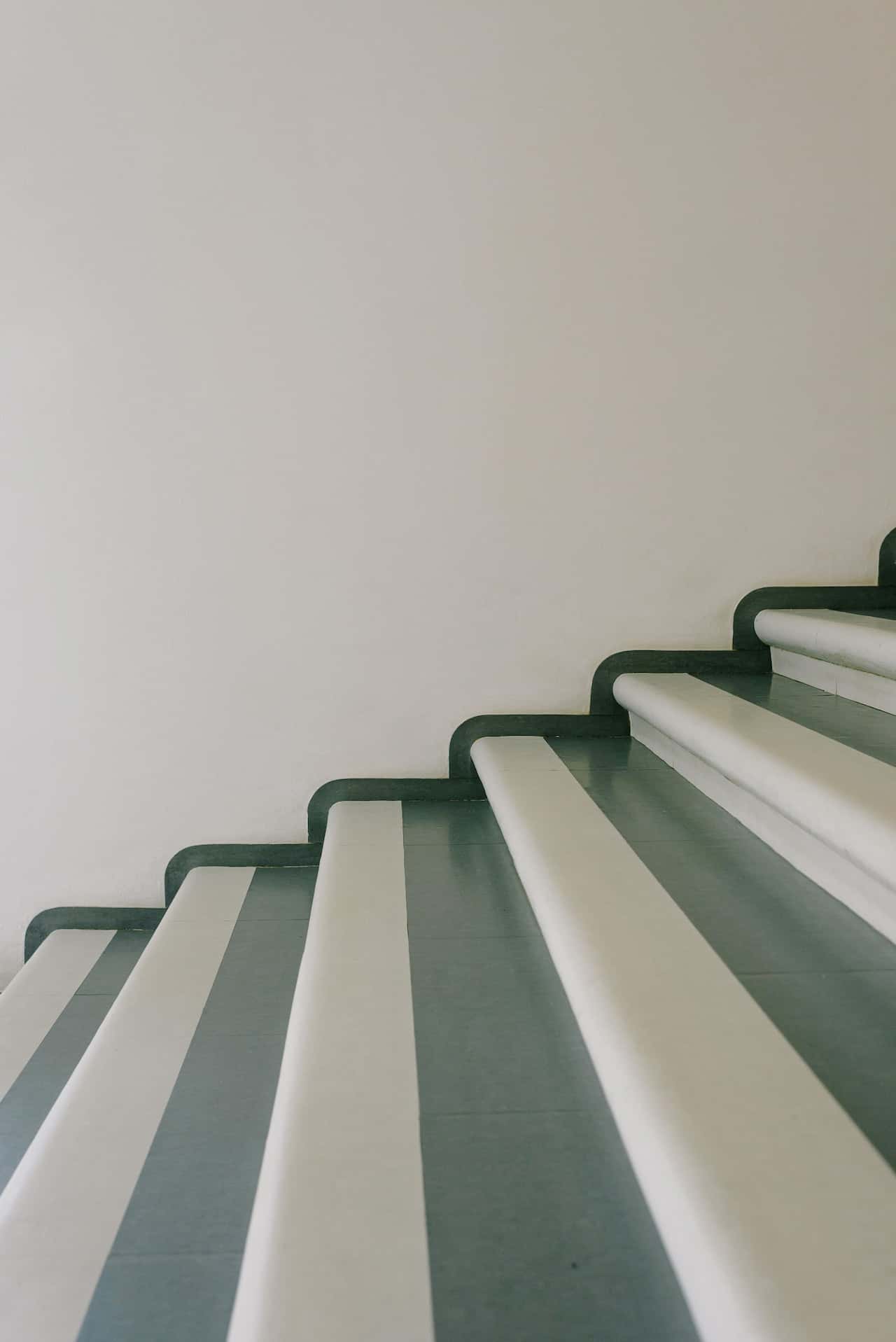polished granite with anti-slip paint