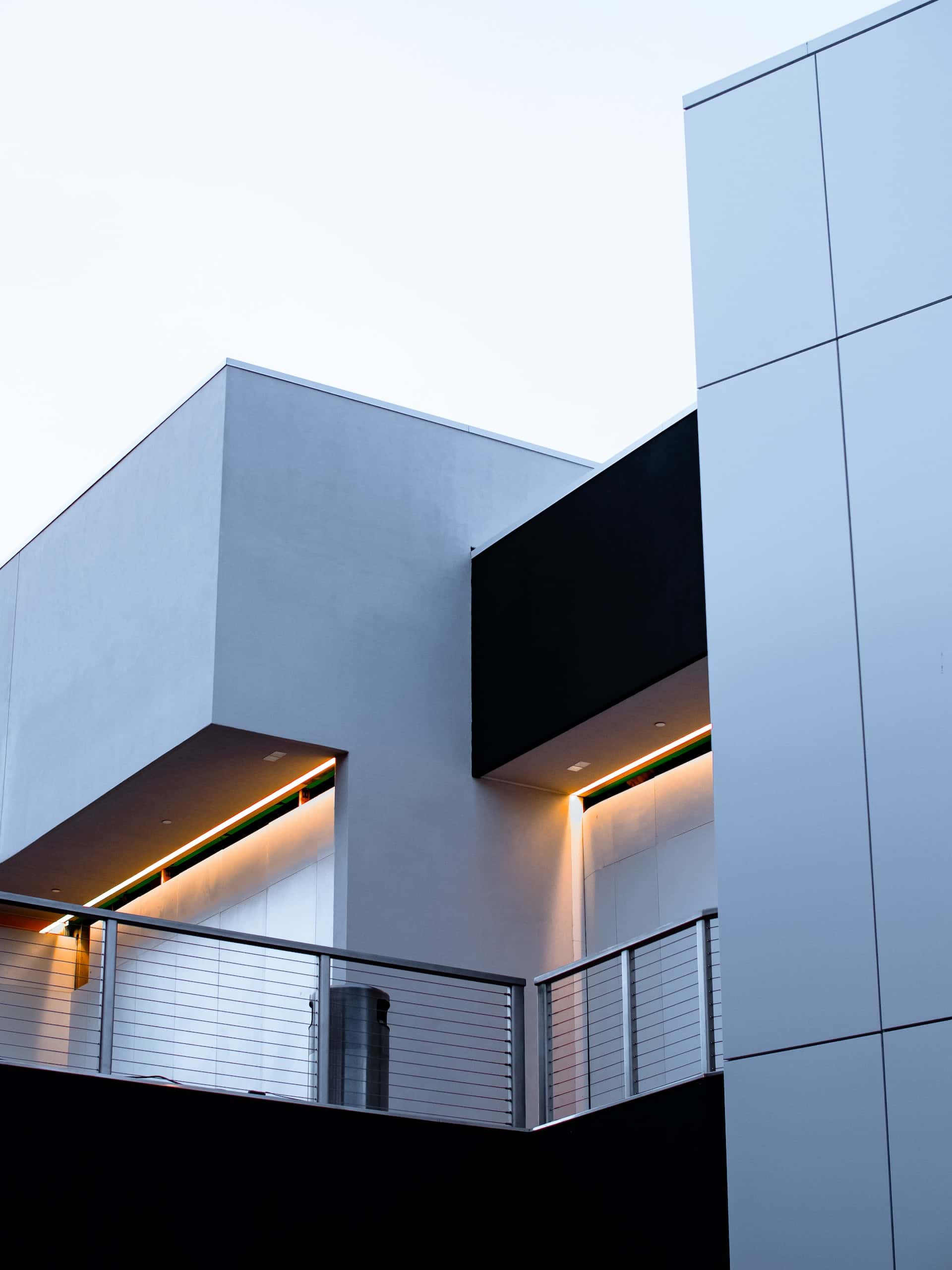 printed glass balcony