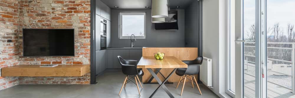 Sleek screen door designs highlighting modern kitchen views