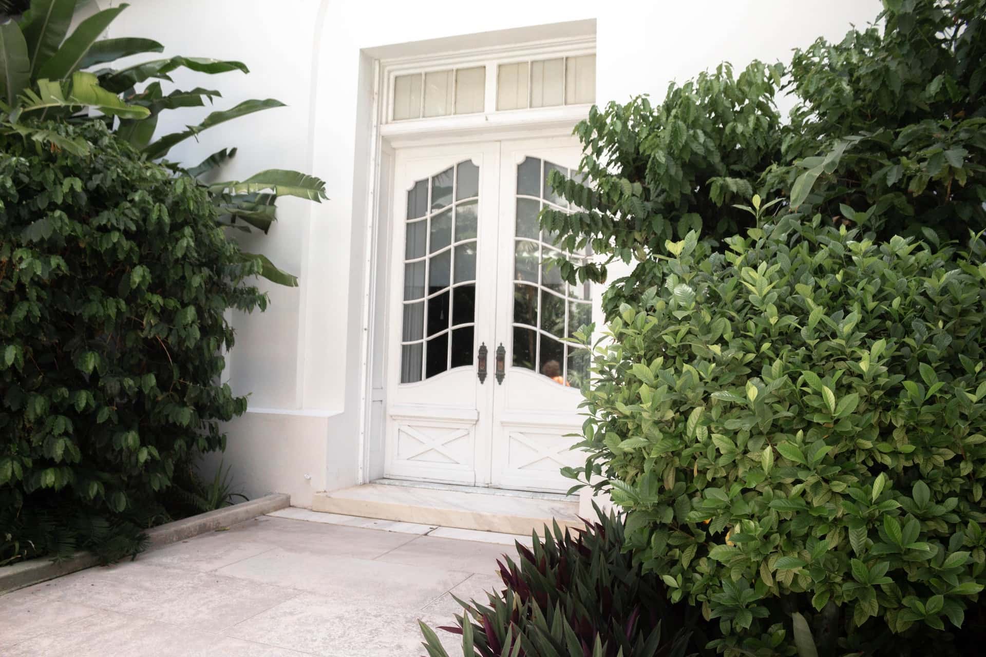 scandinavian style exterior wooden french doors