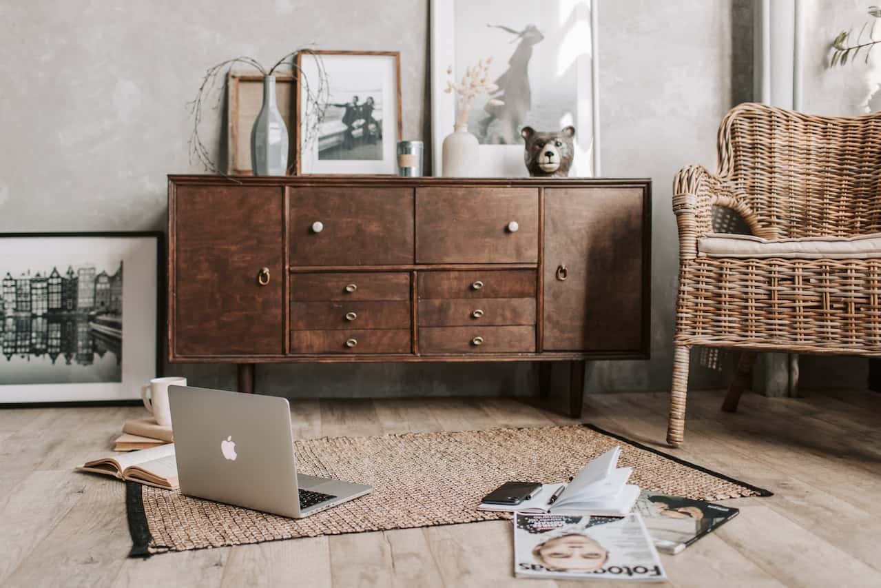 sheesham wood storage cabinet