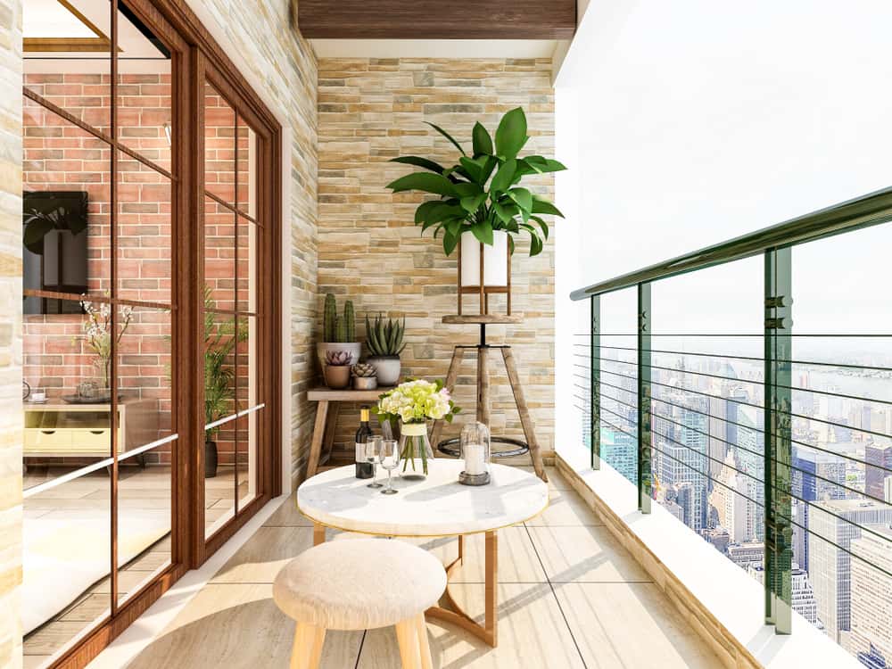 simple balcony ceiling design