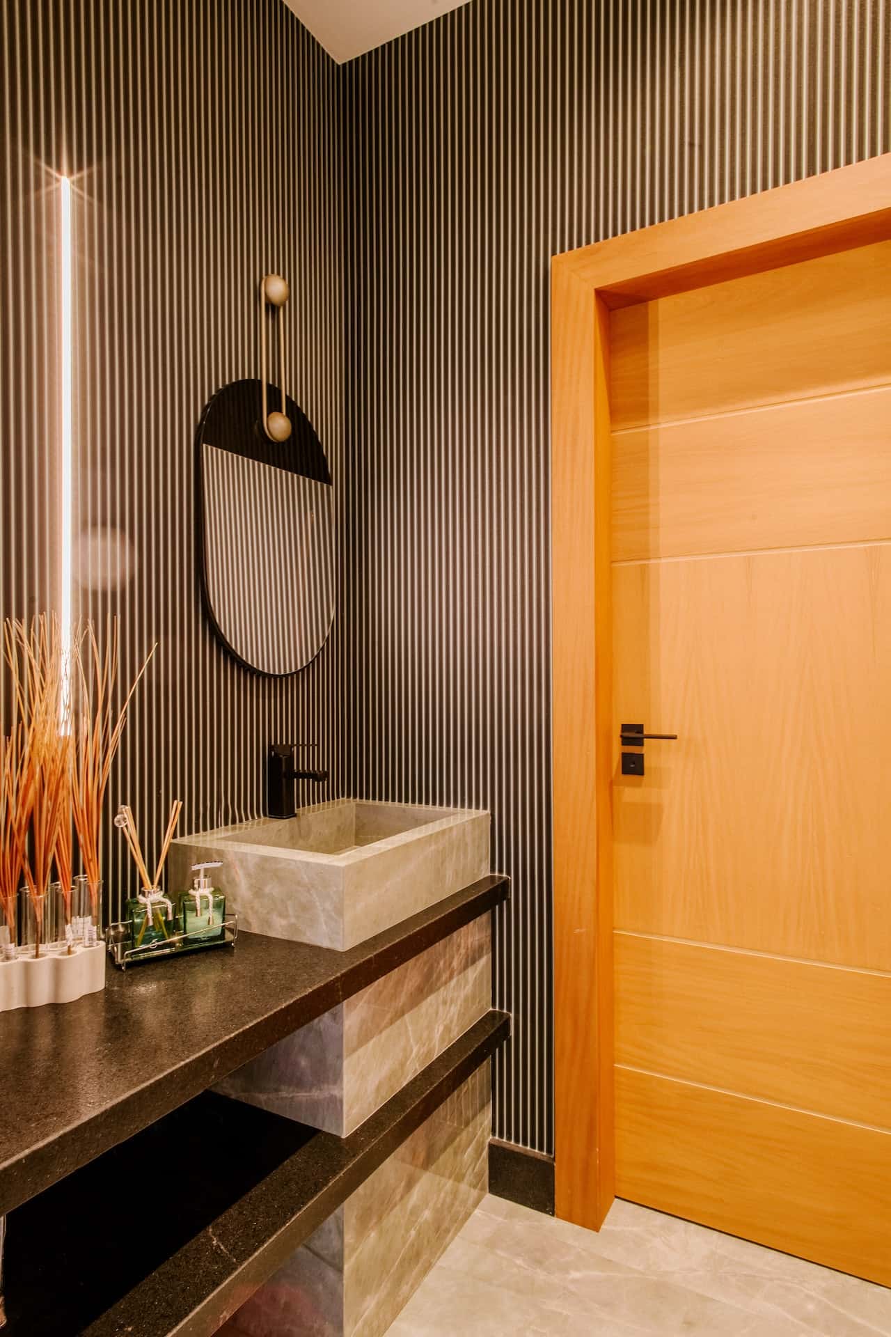 simple bathroom door