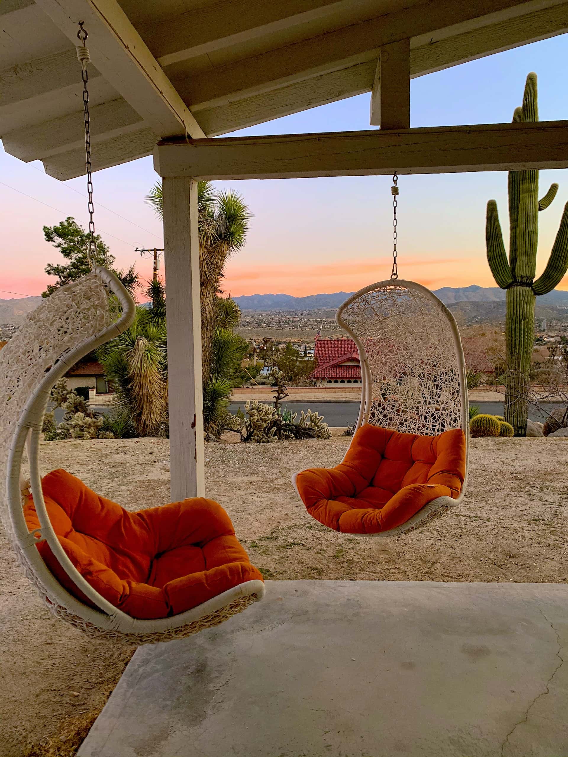 sleek fiber porch swing