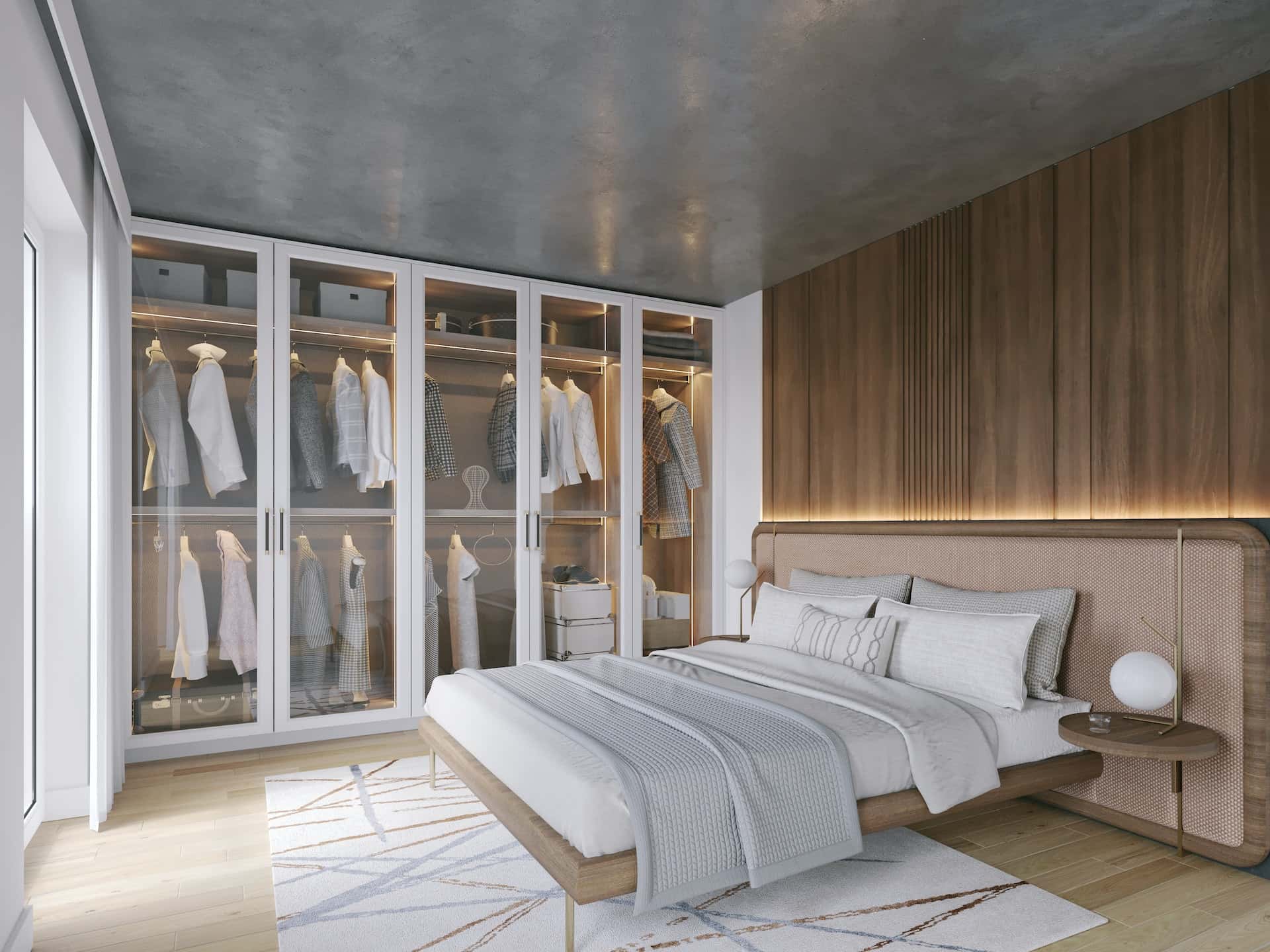 sober white wardrobe
