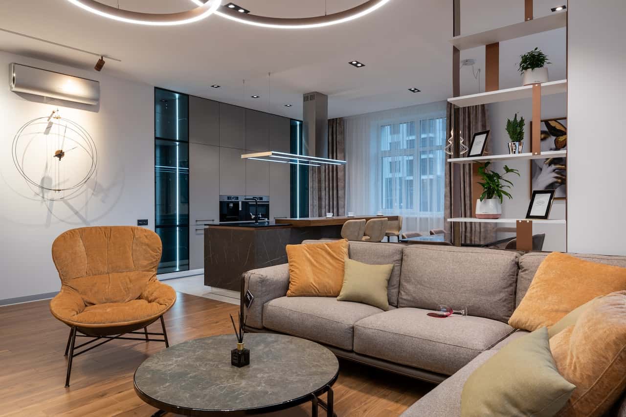 studio apartment with space