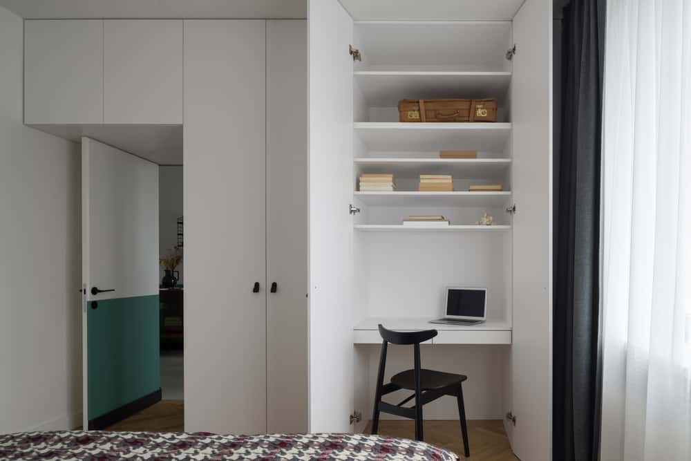 study inside the cupboard