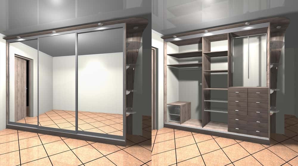 stunning steel wardrobe