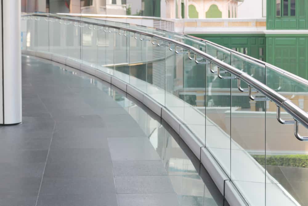 tempered glass staircase