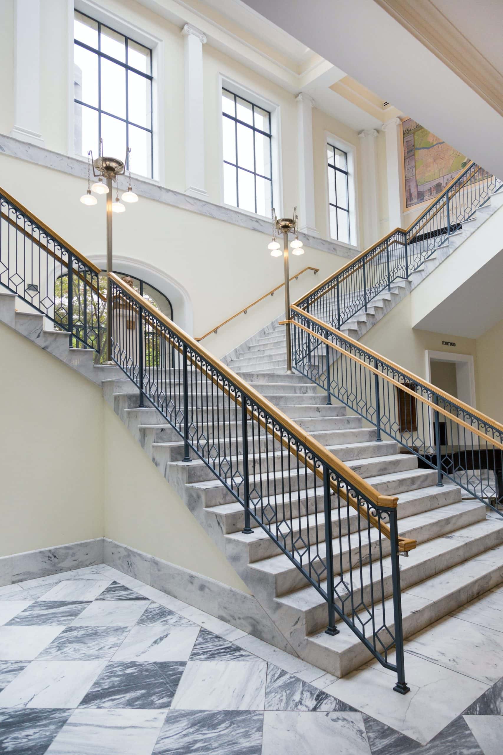 traditional granite stairs design
