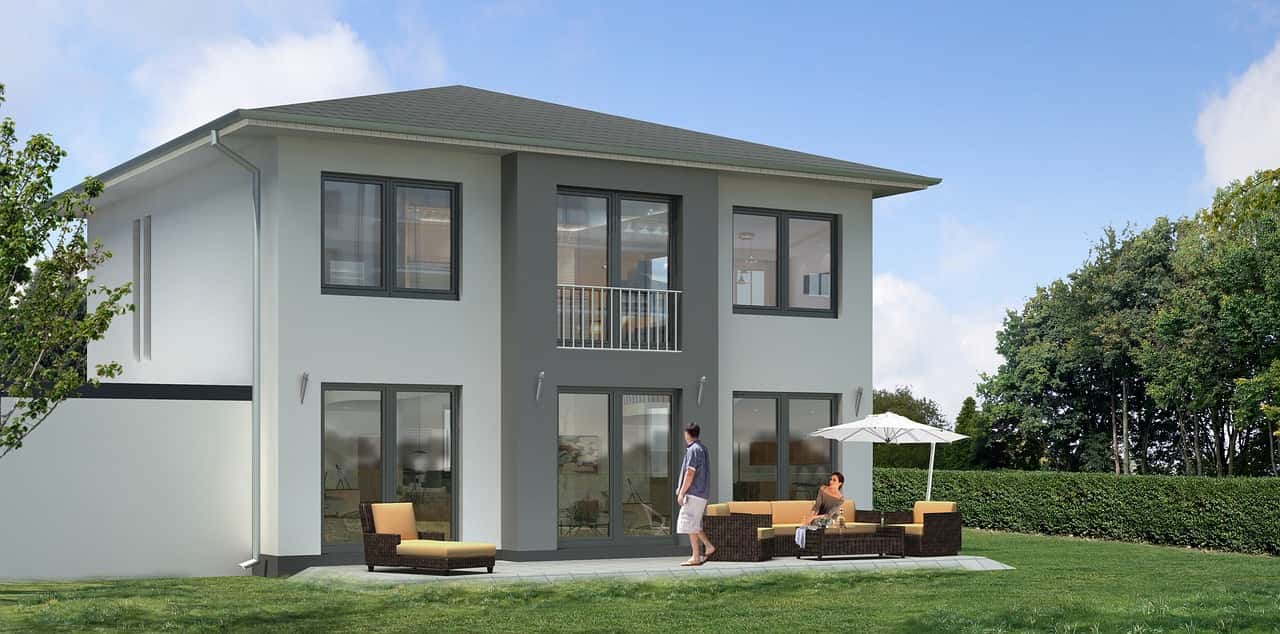 villa style front elevation
