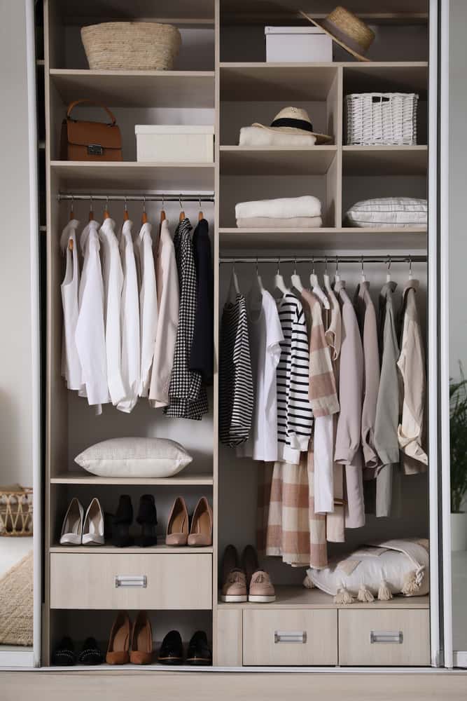 walk-in steel wardrobe design