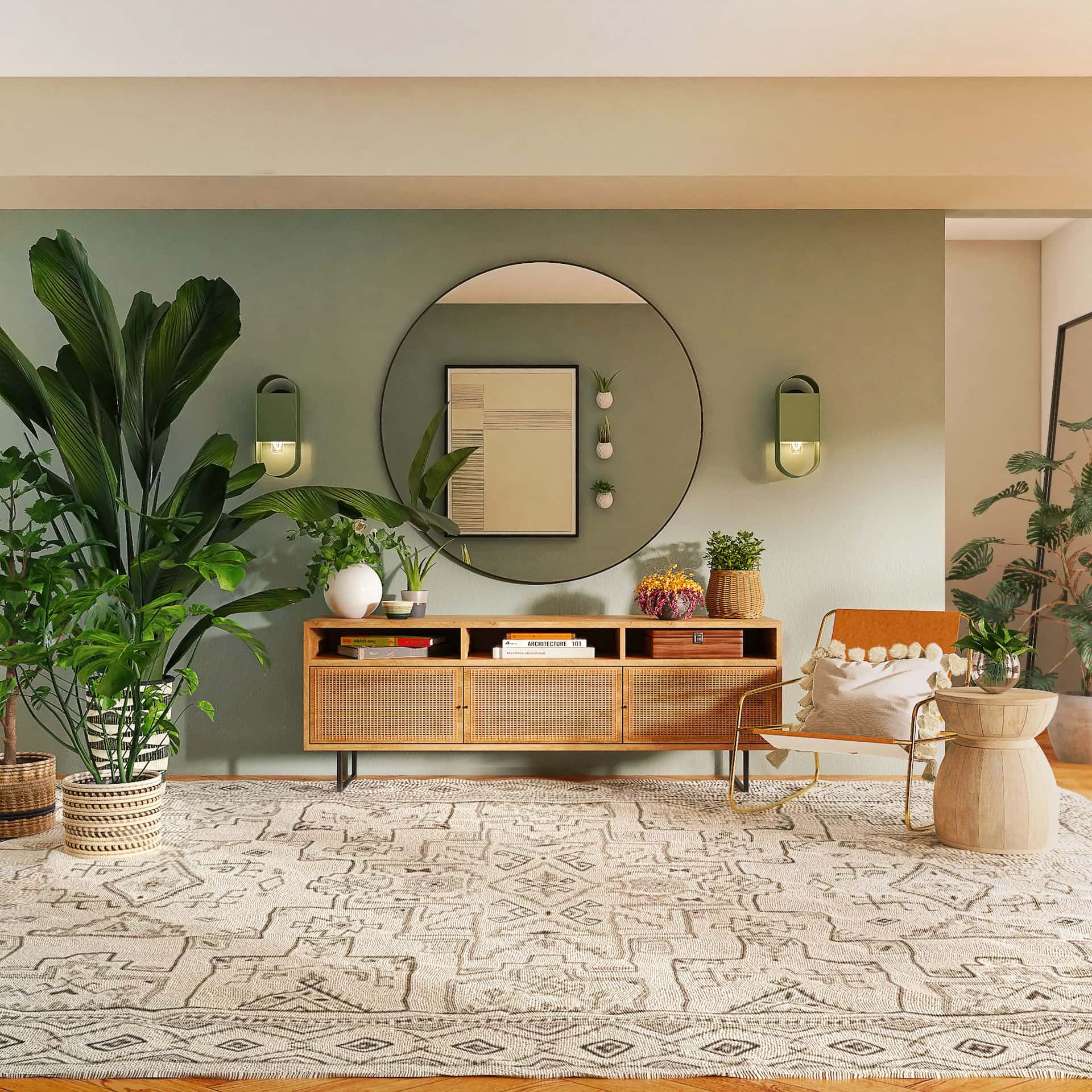 wall lighting ideas living room