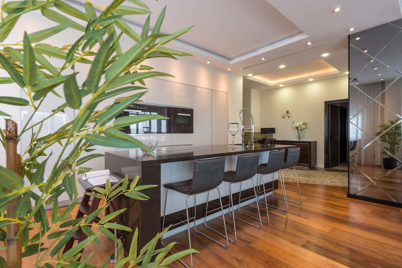 wall-mounted folding dining table with chairs