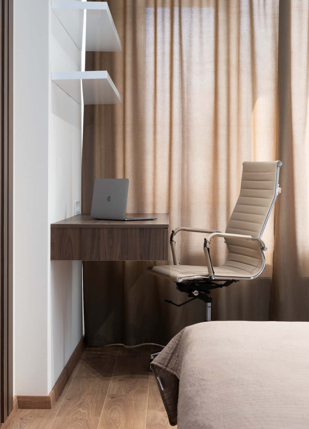 wall-mounted study table