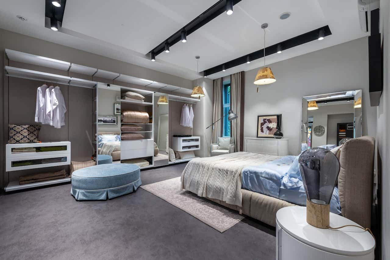wardrobe within master bedroom