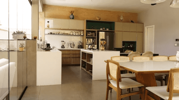 white-top wooden dining table