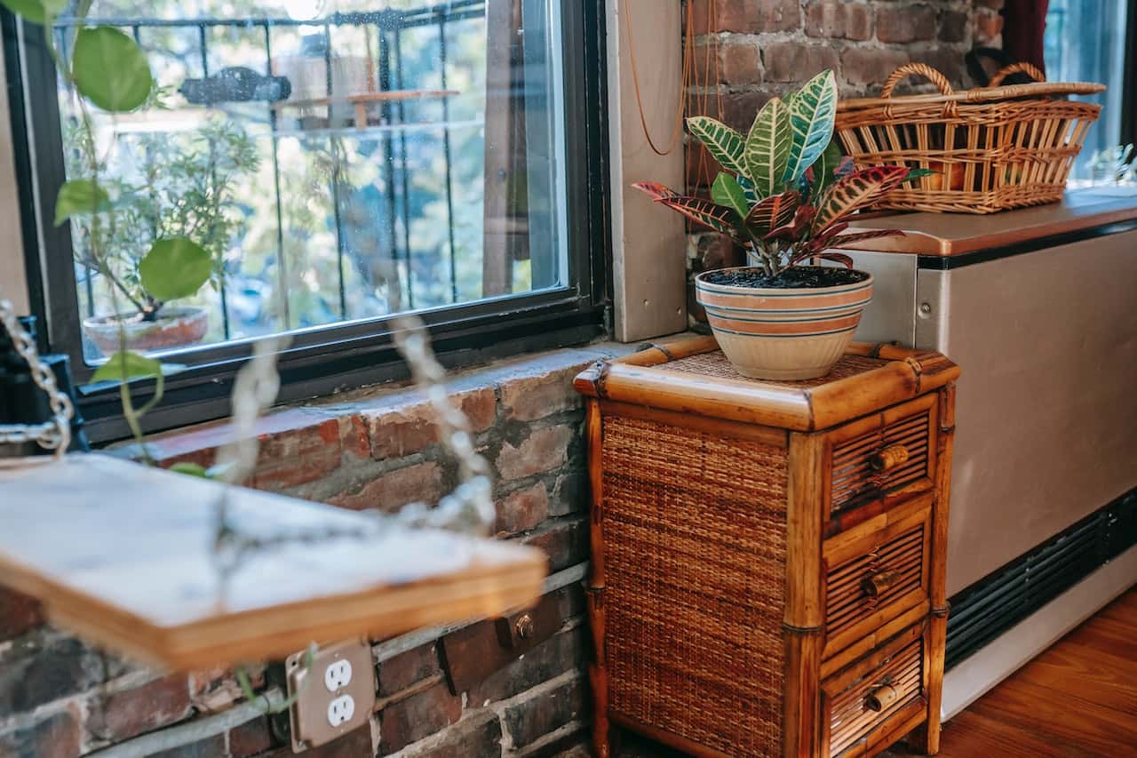 wicker chest of drawers