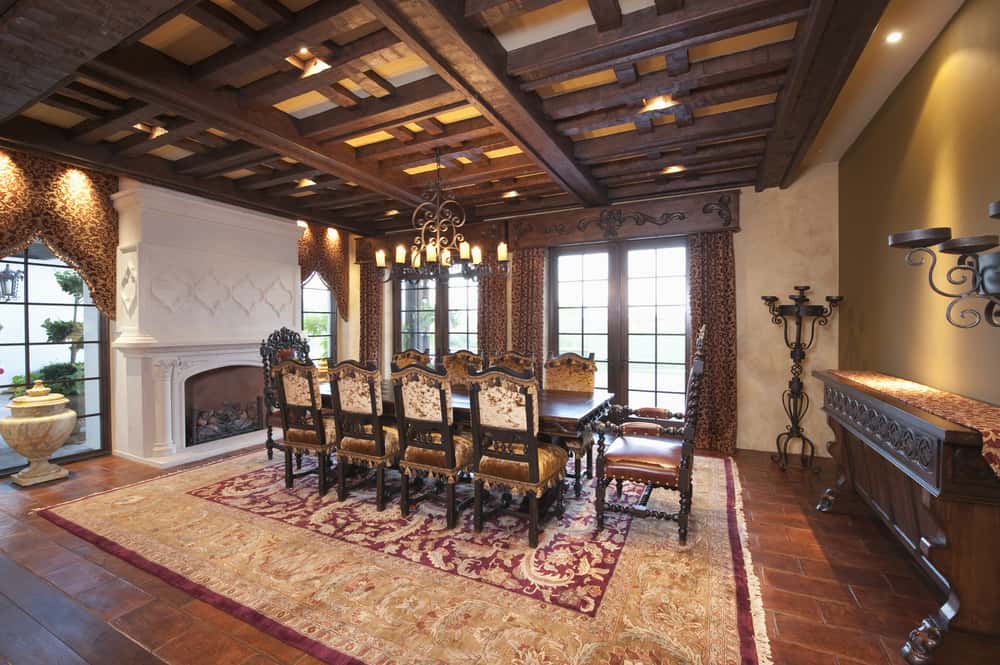 wooden down ceiling design