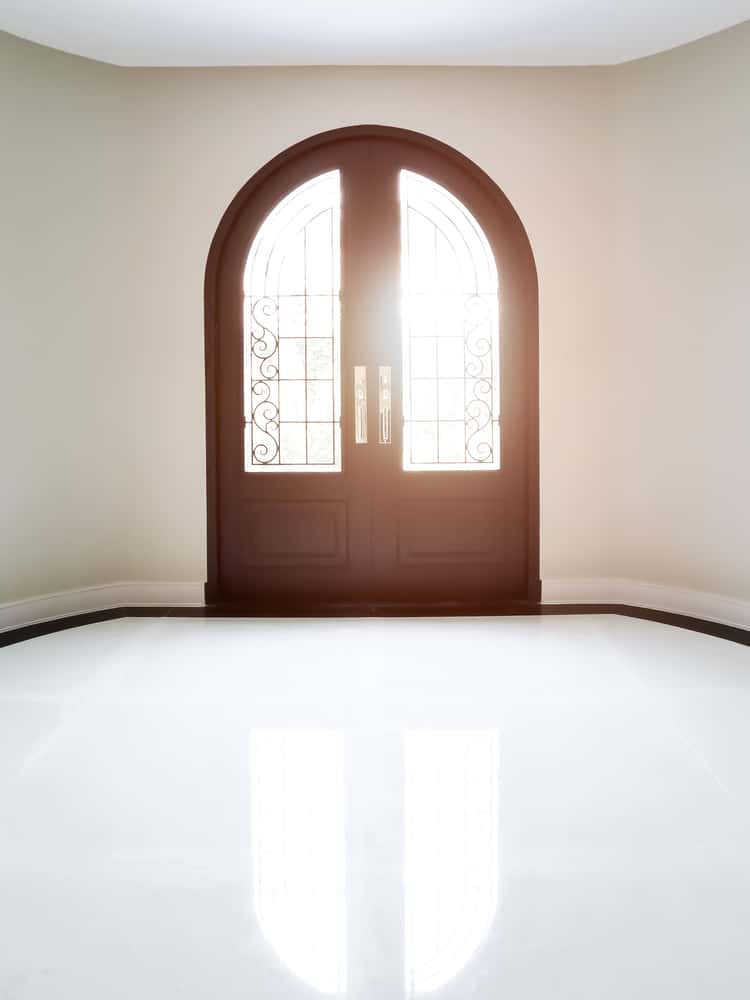 wooden entrance arch design