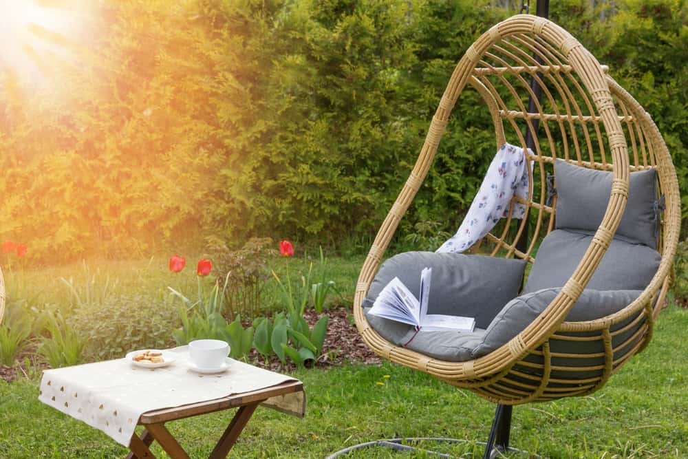 woven jute swing