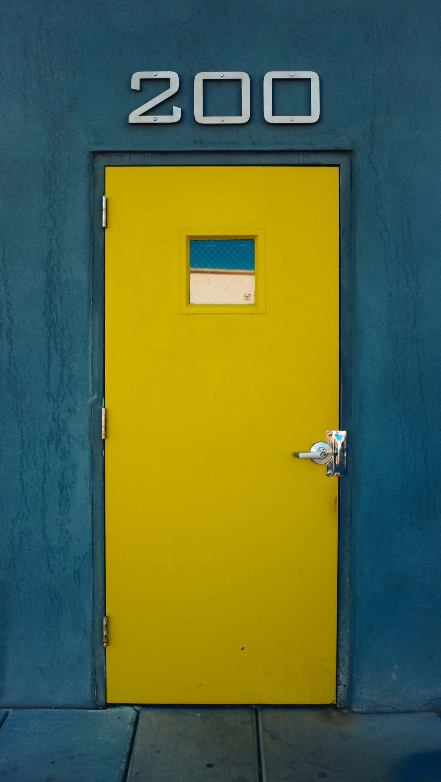 yellow door design plywood