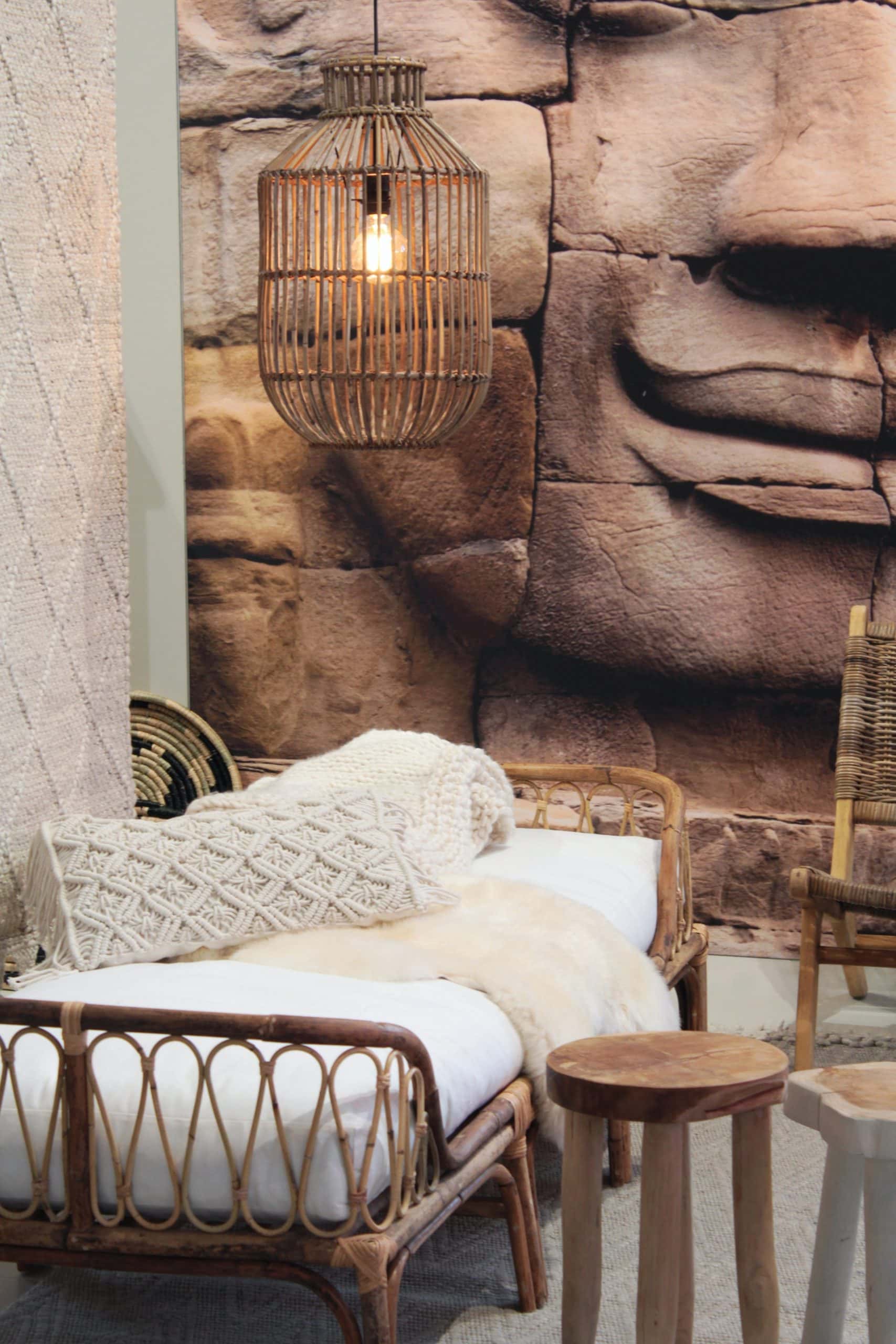 Rustic haveli designs featuring woven textures and traditional Indian seating