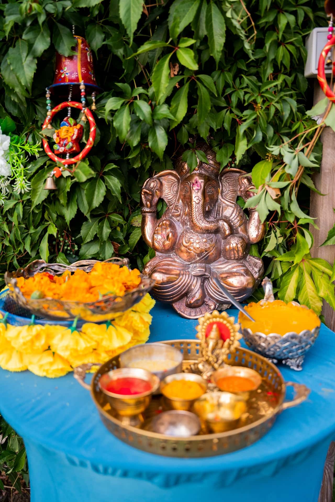 living room wall mounted pooja shelf