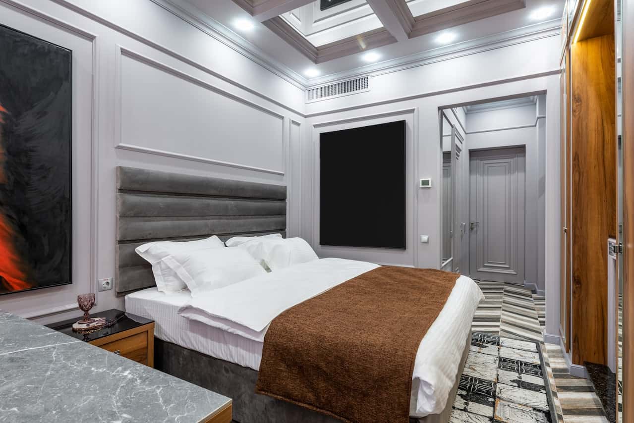 mosaic tile ideas for bedroom floor