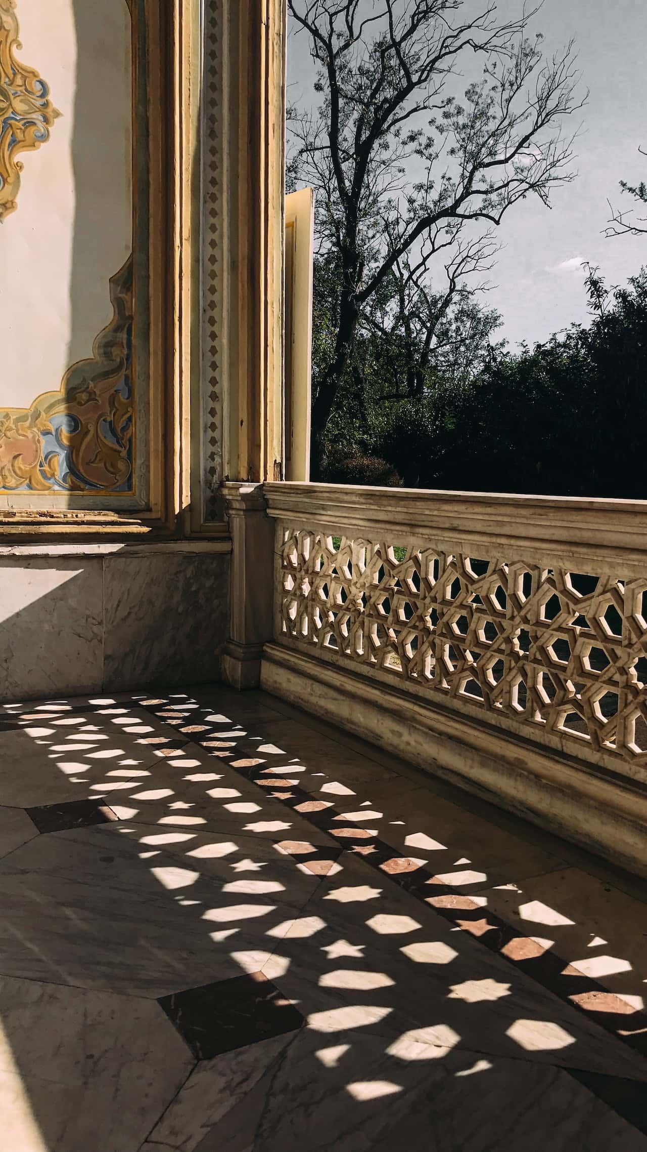 perforated parapet walls