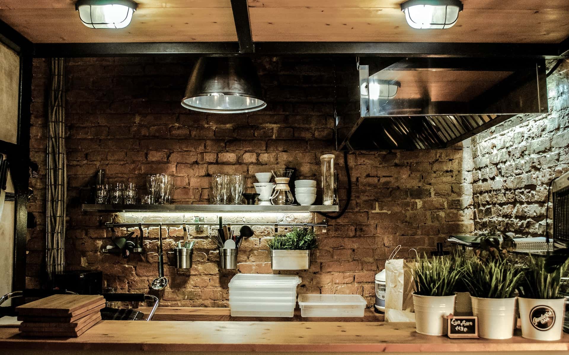 rustic kitchen look