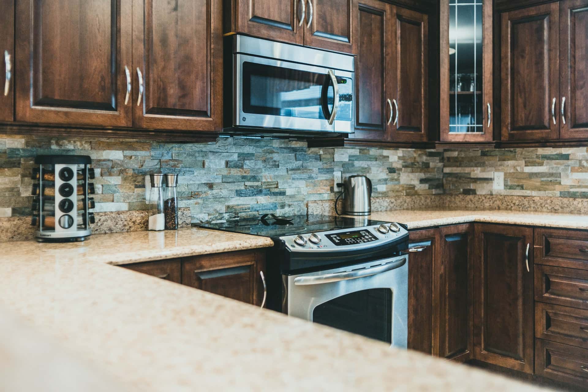 built in oven and microwave cabinet
