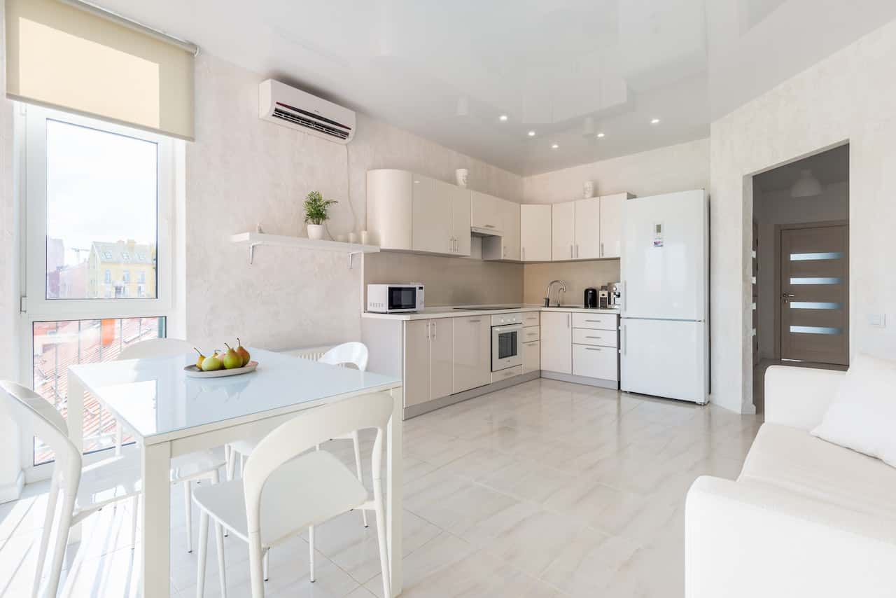 classic countertop placement