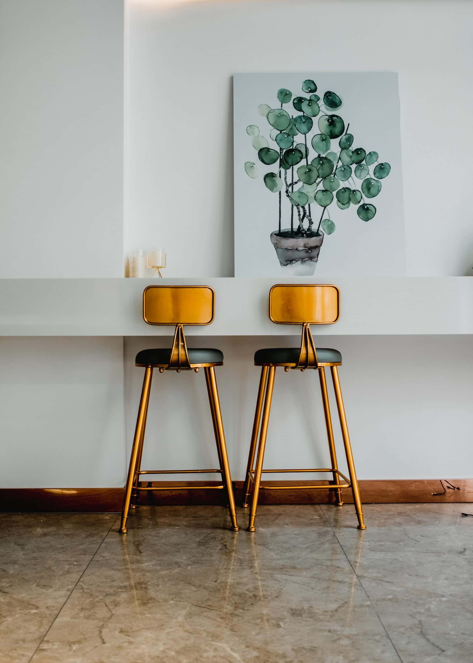 gold finish furniture