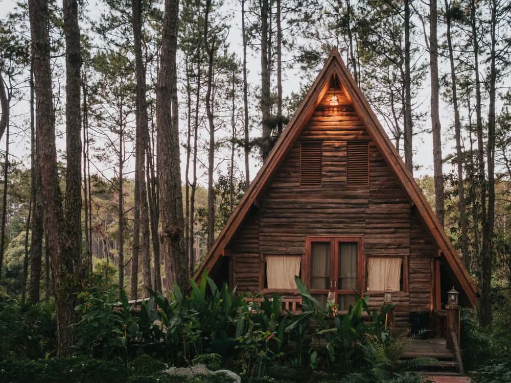 hut styled simple house design
