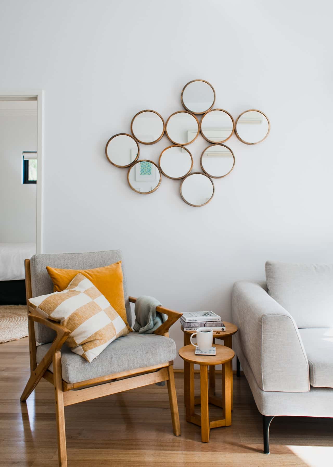 mirrors on the wall