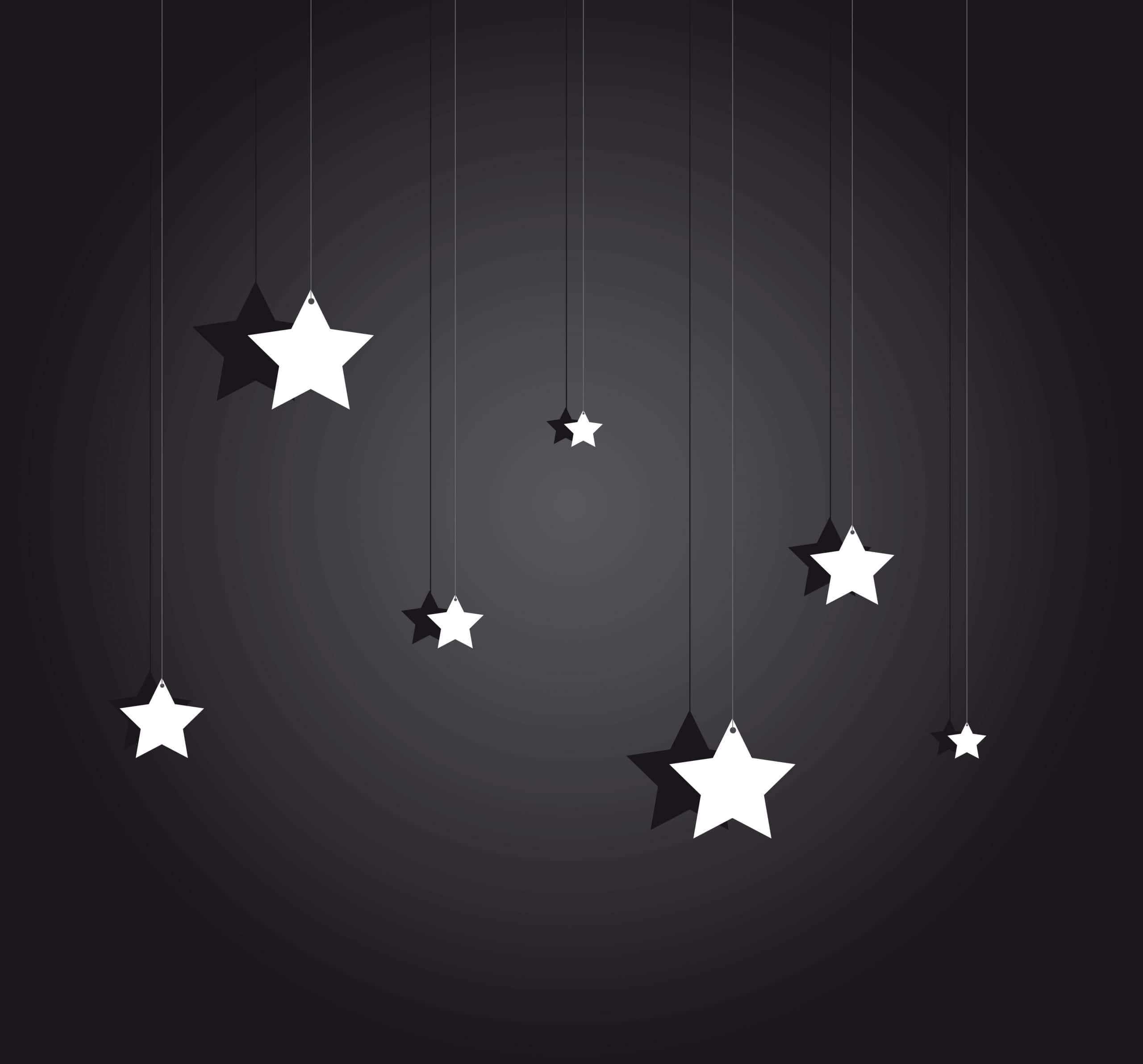 silver star wall hanger design