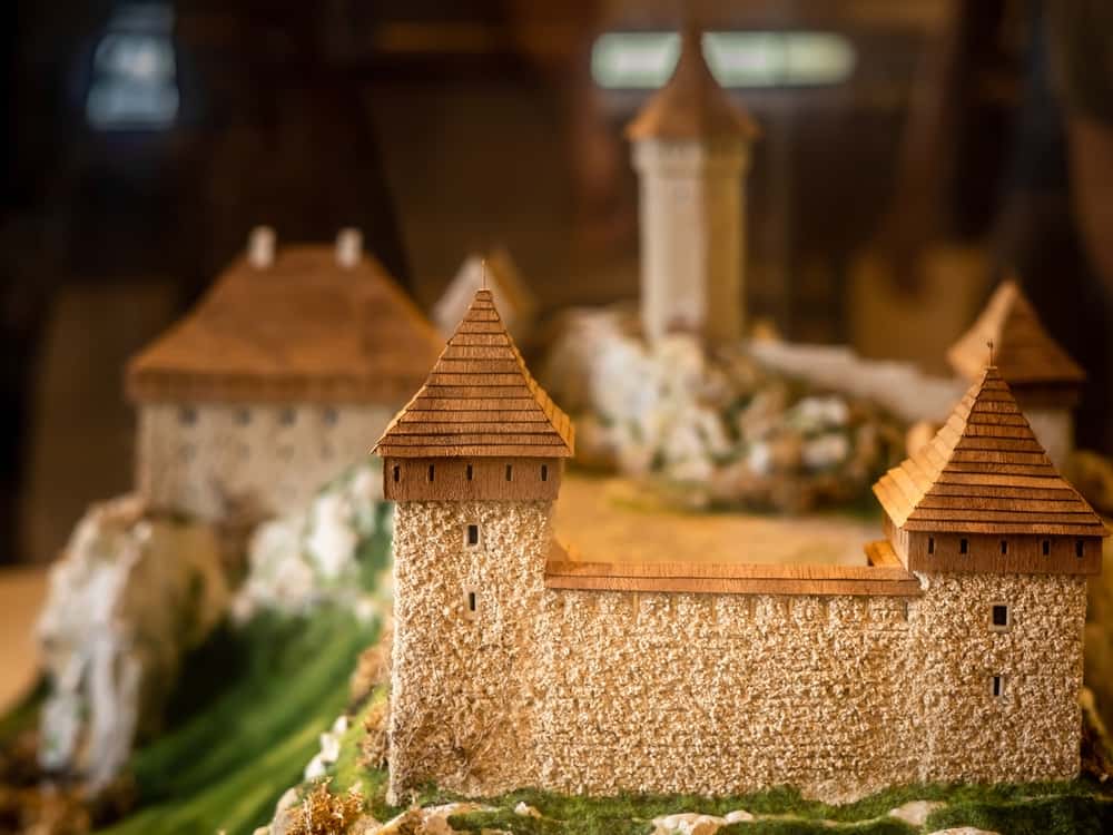 stone castle mini garden design