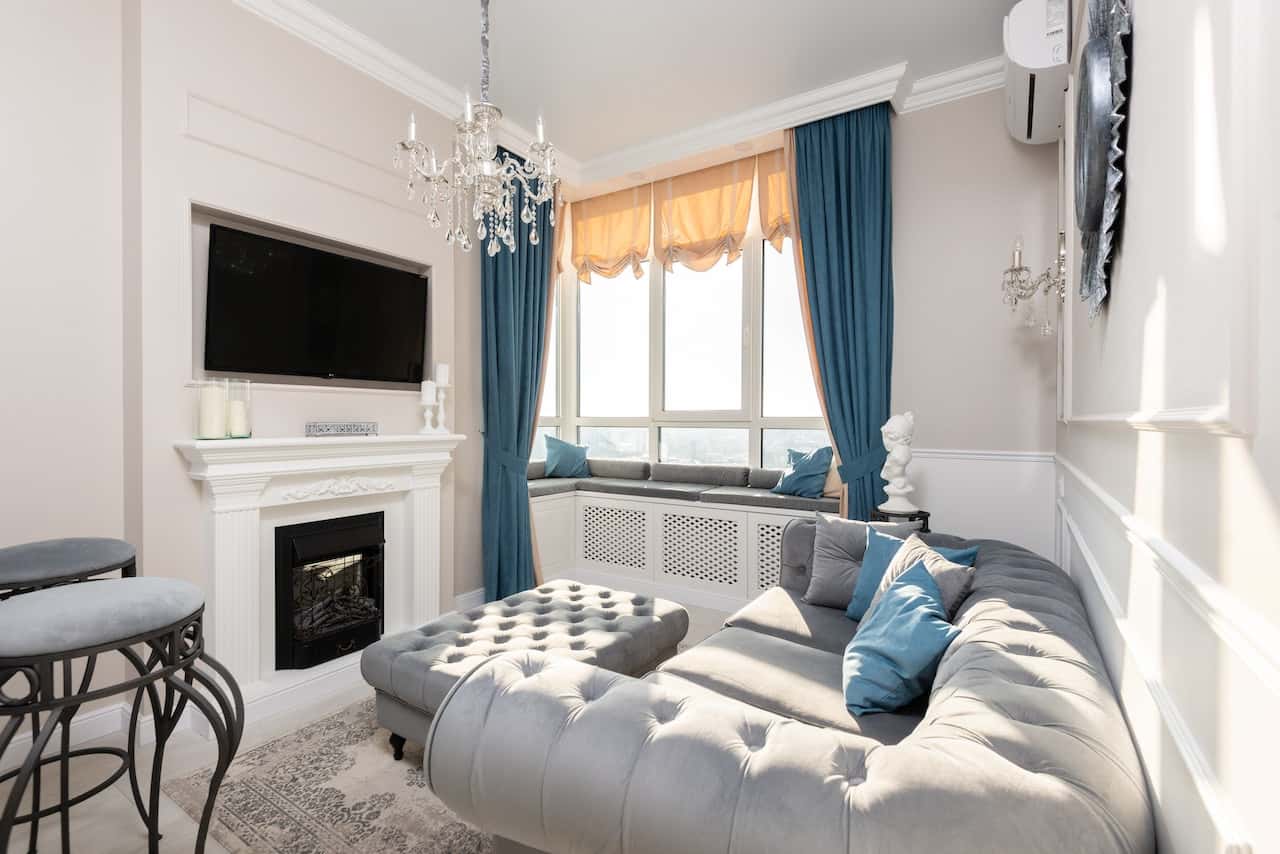 warm neutral shades for aesthetic room