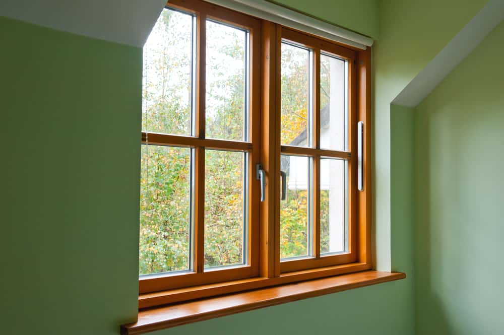 wooden window grill 