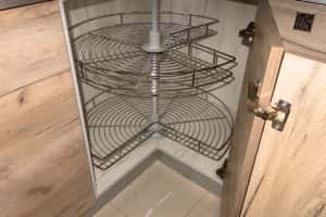 Kitchen Solution for Corner Cupboard Angular Opening