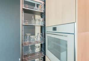 Pullouitct Kitchen Drawer Bottles Built Oven