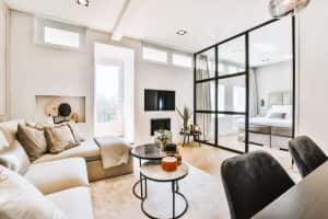 Modern Flat Spacious Bedroom Cozy Living