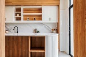 Modern Kitchen Design Combination White Scheme
